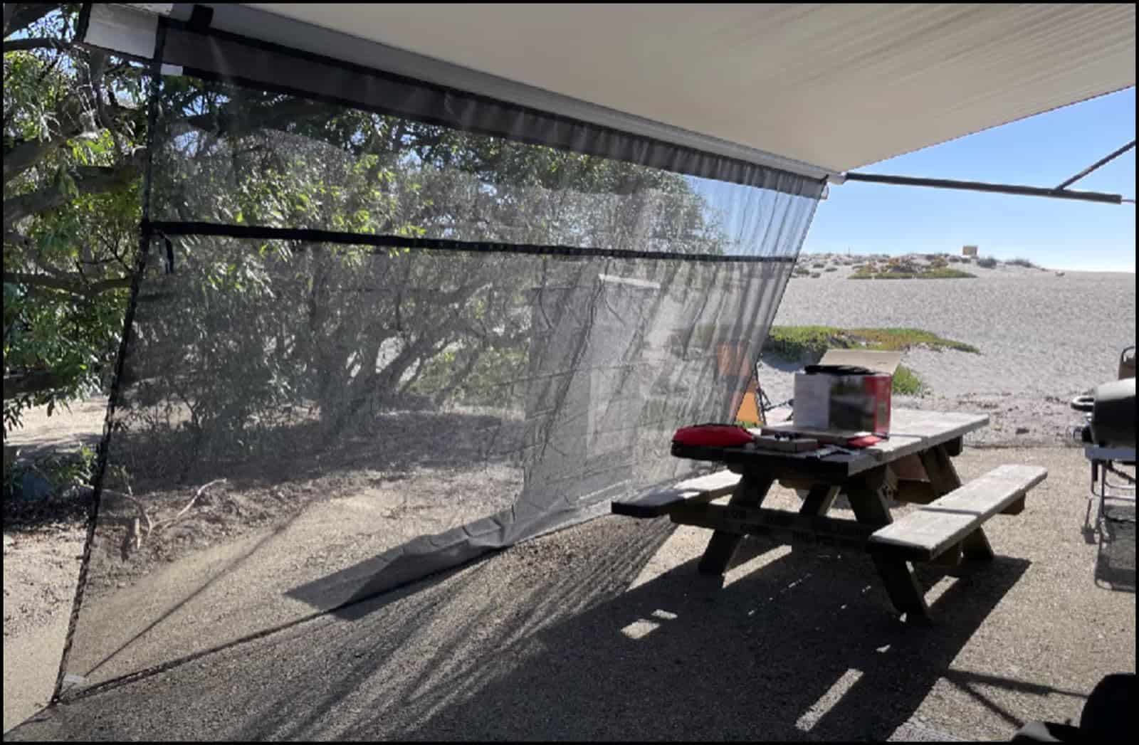 Toldo para sombra de toldo de RV con cremallera 9' X 16' - Imagen 3