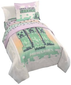 Juego de Edredón Completo Minecraft Creeper - Juego de Ropa