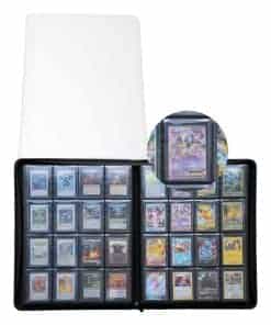 Rieton 16 Pocket Toploader Binder, Holds 640 -Blanco