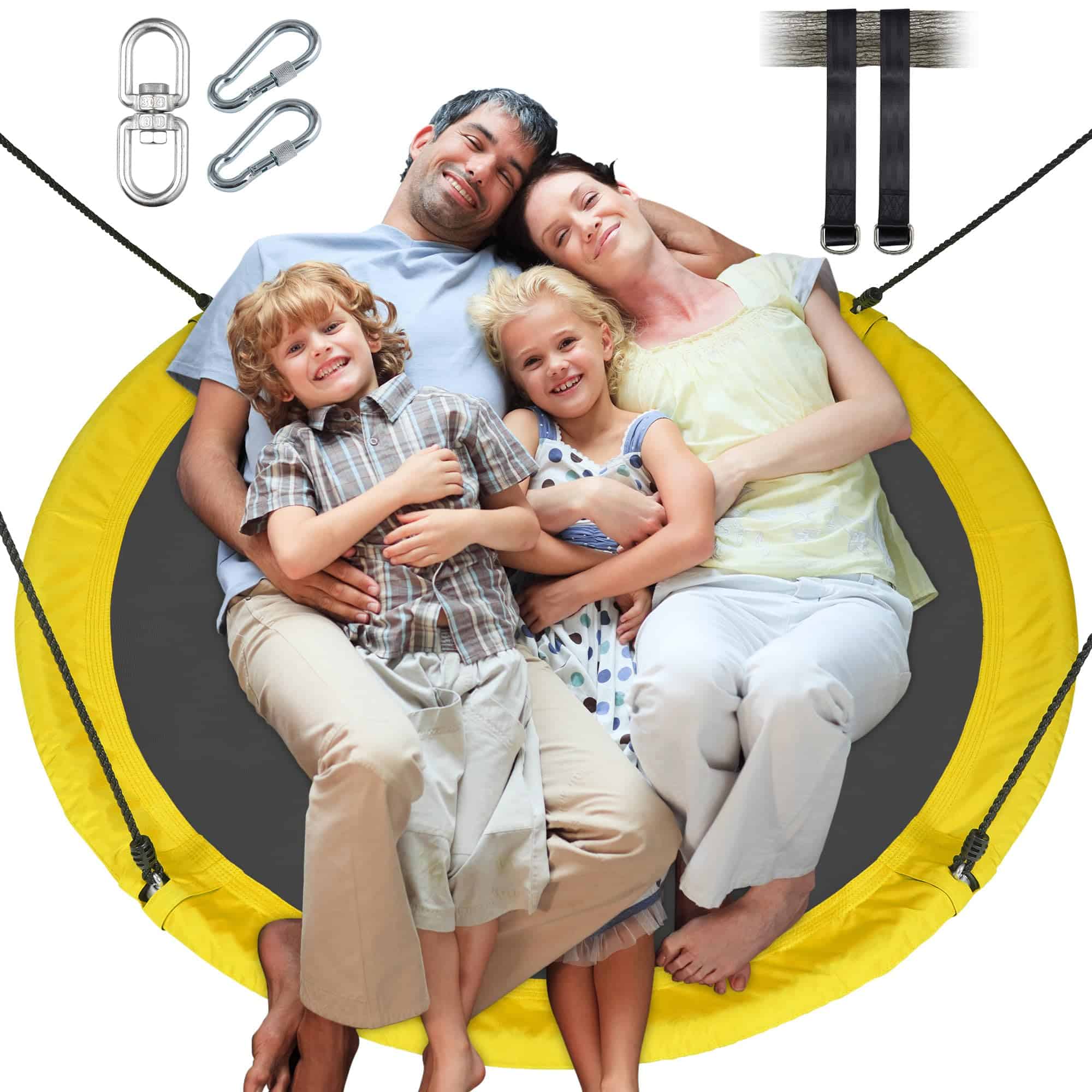 Columpio de Platillo LittleLogiQ para Adultos y Niños, 60