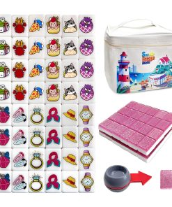 Juego de Bloques de Escape a la Playa - Conjunto de Mahjong