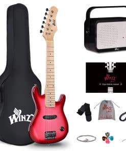 Kit de Guitarra Eléctrica WINZZ de 30 Pulgadas -Rosa Degrada