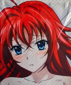 Funda de almohada de cuerpo Misaki1987 High School DxD Rias