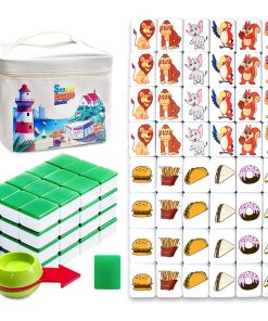 Juego de Bloques de Escape de Playa - Conjunto de Mahjong