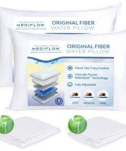 Almohada de Agua de Fibra Mediflow - -Blanco