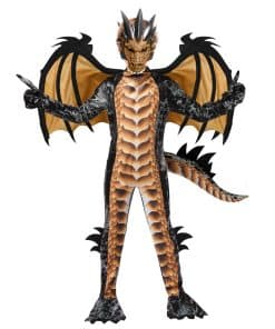 Disfraz de Dragón de Oro para Niños de Halloween de