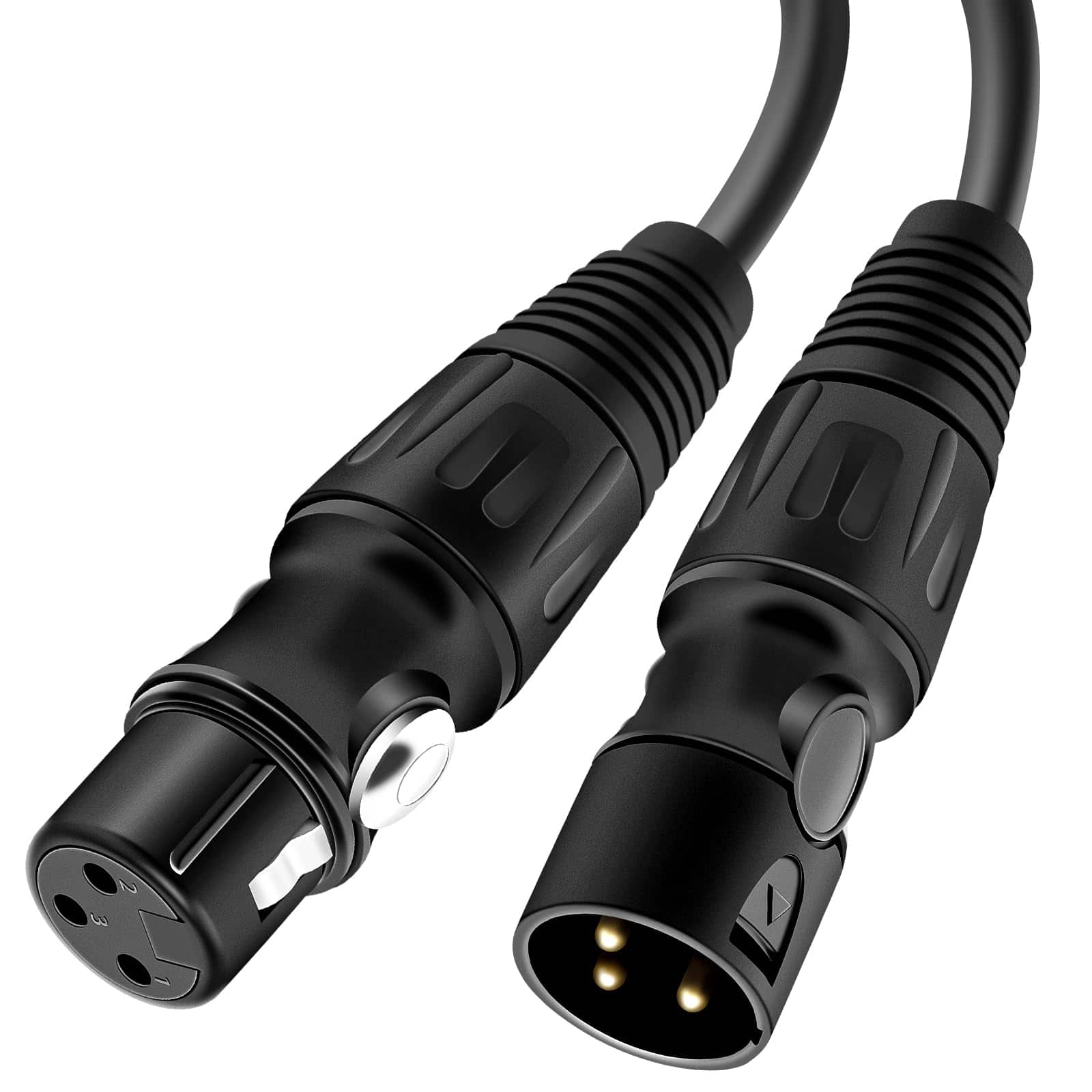 Cable XLR Anewbig, Cable de Micrófono de 25 pies, Cable XLR