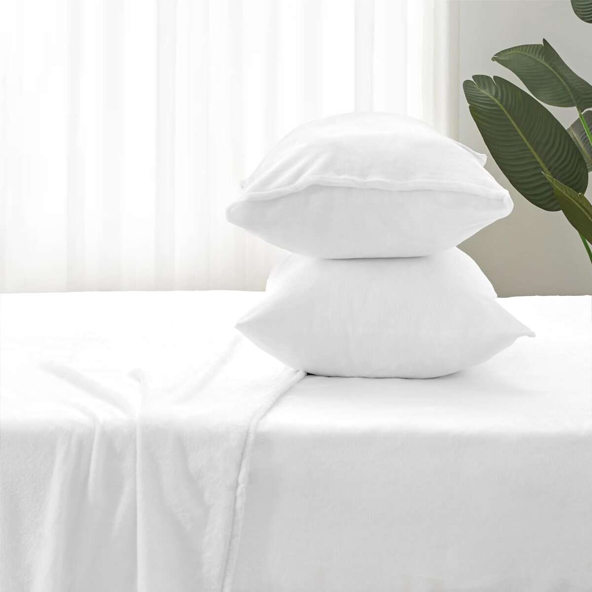 Juego de sábanas BEDELITE Queen Size Bright White - Suaves - Imagen 8