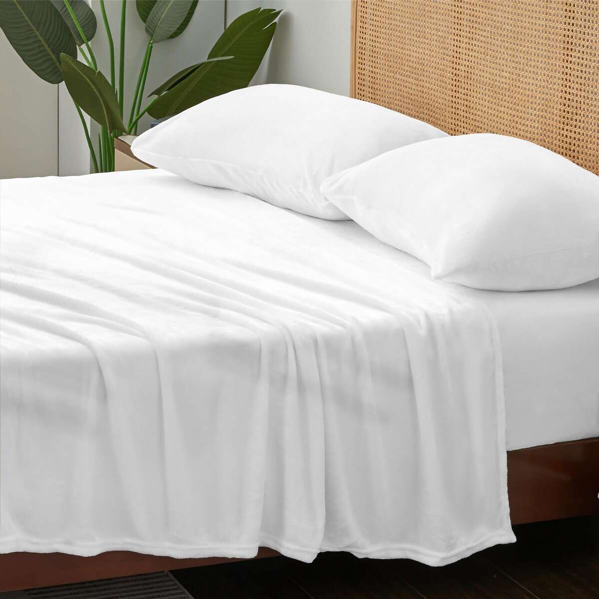 Juego de sábanas BEDELITE Queen Size Bright White - Suaves - Imagen 4