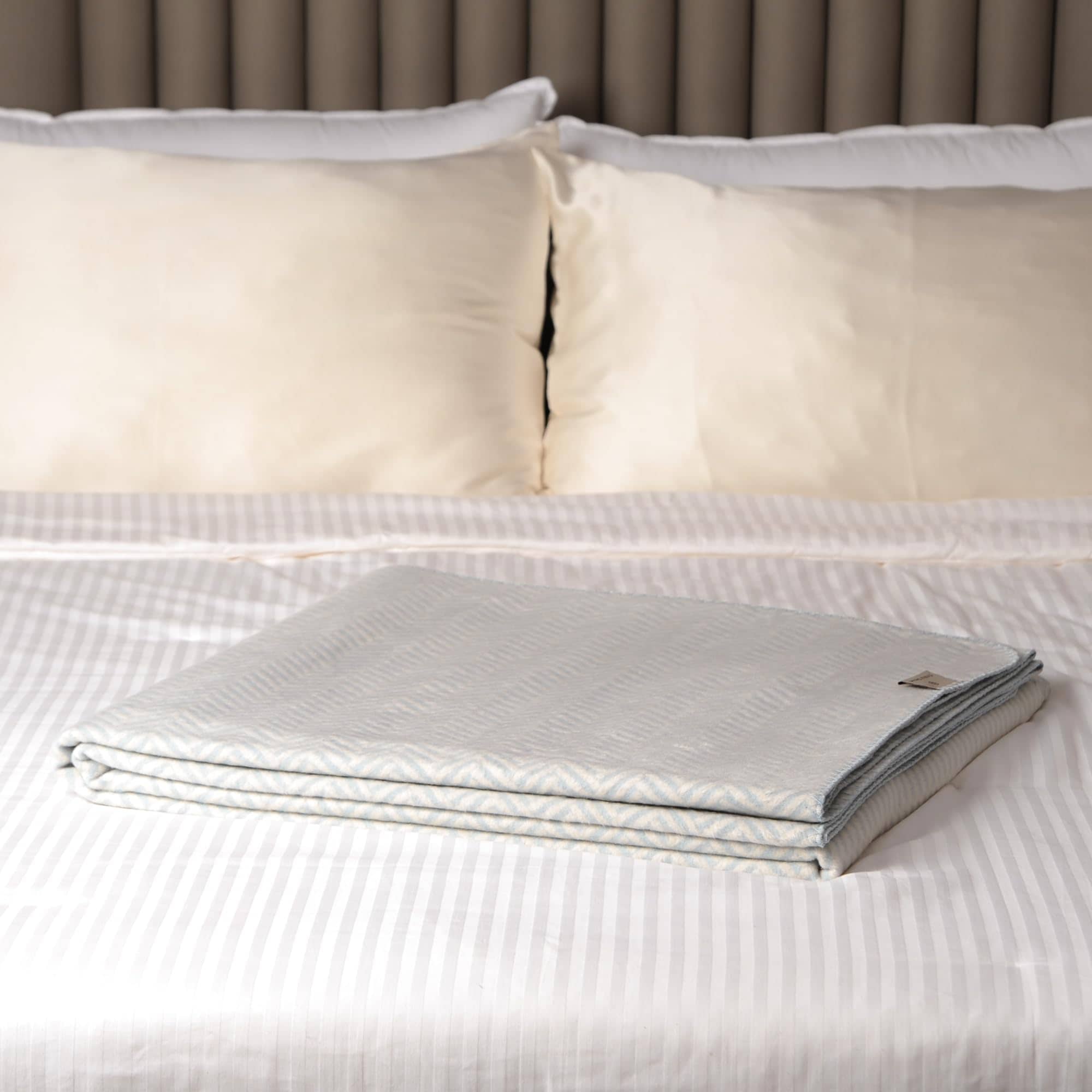 Manta de seda CUDDLE DREAMS para cama, suave, -Herringbone A