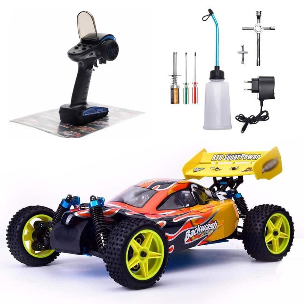 Coche RC Nitro BINGXMF 1/10 para Adultos 75cc 2 Velocidades