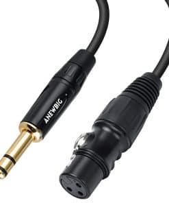 Cable XLR Hembra a 1/4 TRS Anewbig, Cable de -Anewbig