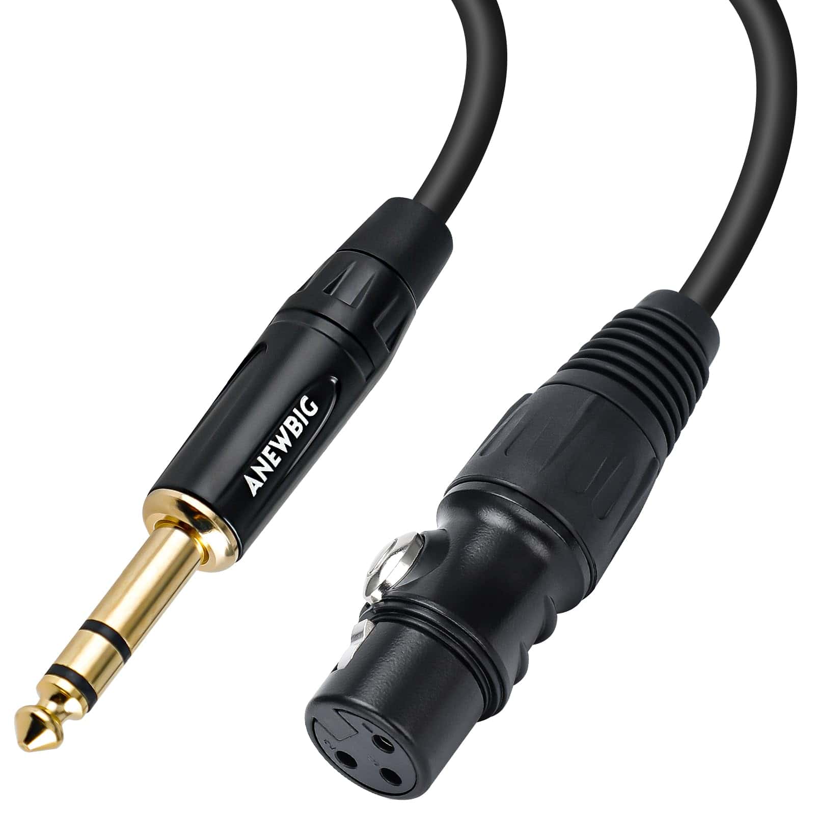 Cable XLR Hembra a 1/4 TRS Anewbig, Cable de -Anewbig