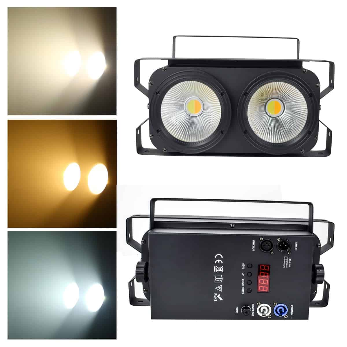 Iverens 200w Led Blinder Stage Lights Blinder COB Led Light