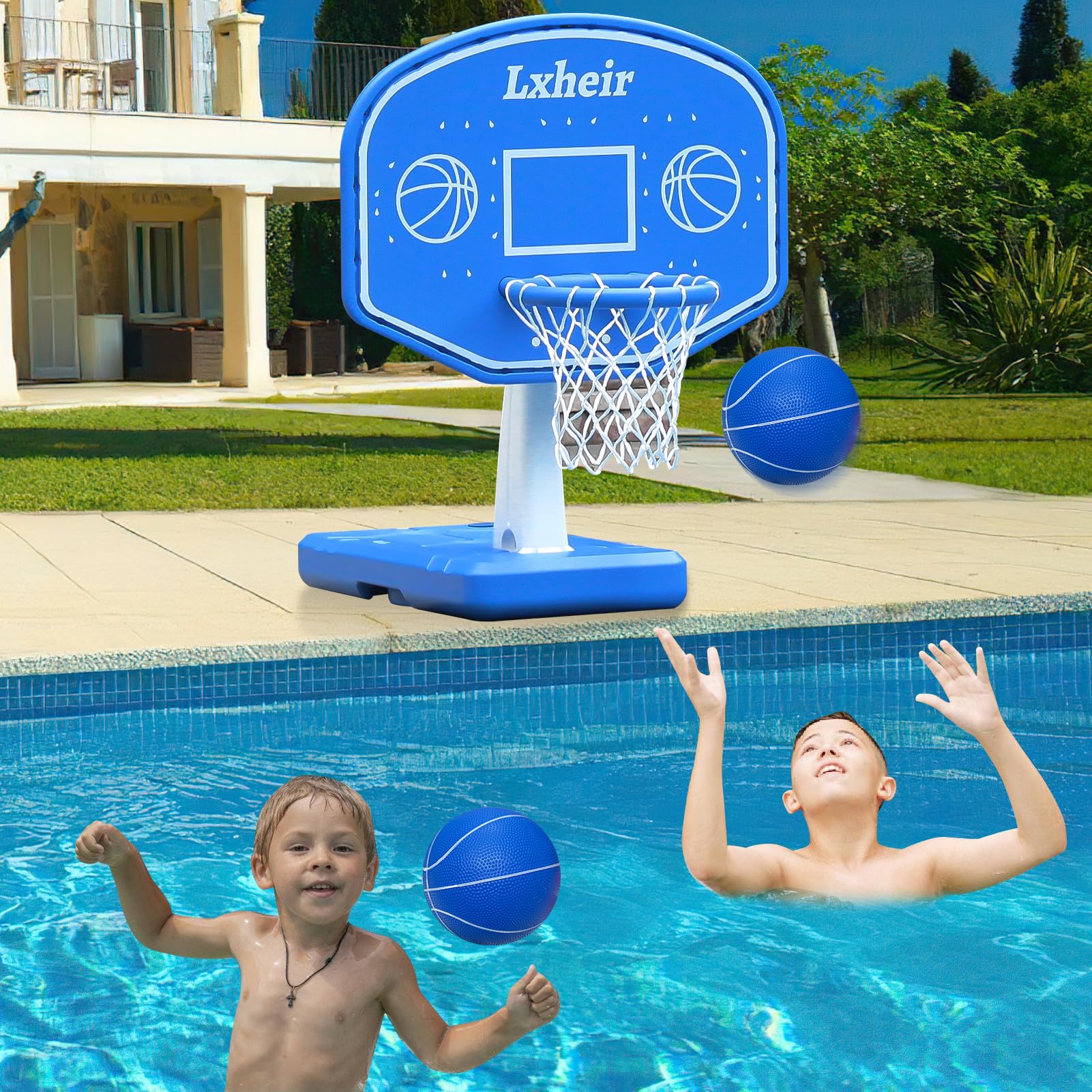 Canasta de Baloncesto para Piscina Lxheir Poolside, Base - Imagen 6