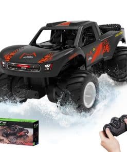 HZQ RC Cars Coche Anfibio Monster Control Remoto Camión