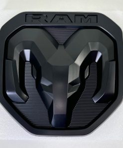 Emblema de parrilla iluminado para Dodge Ram 2019-23, negro