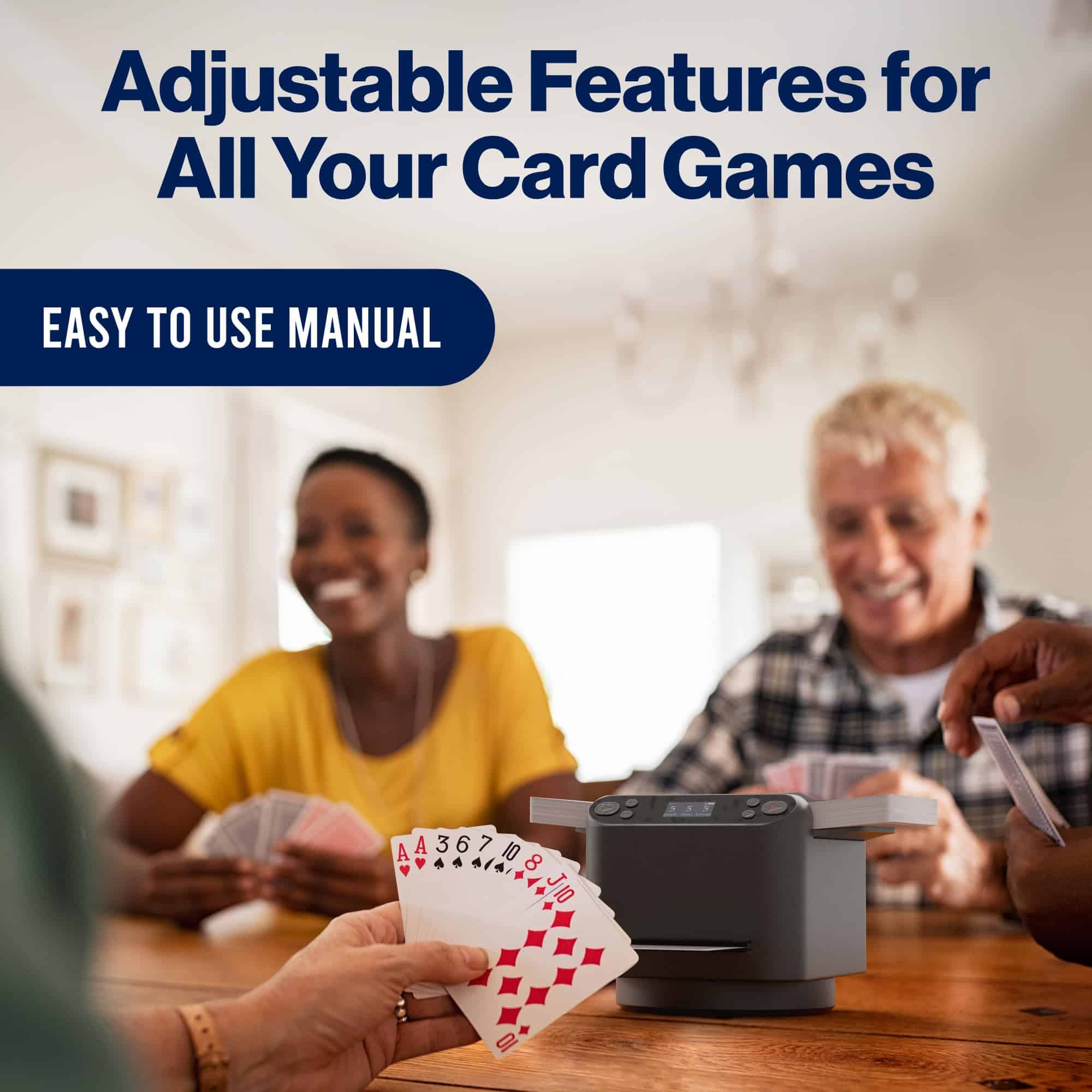 Barajador y Repartidor Automático 2 en 1 Dealbot, - Imagen 6