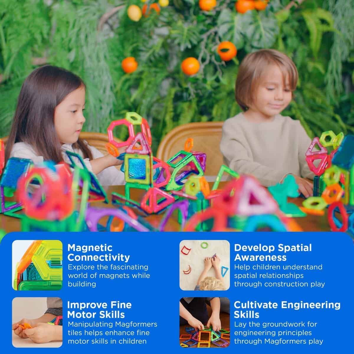 Set de Jardín Centelleante Magformers de 27 Piezas | - Imagen 4