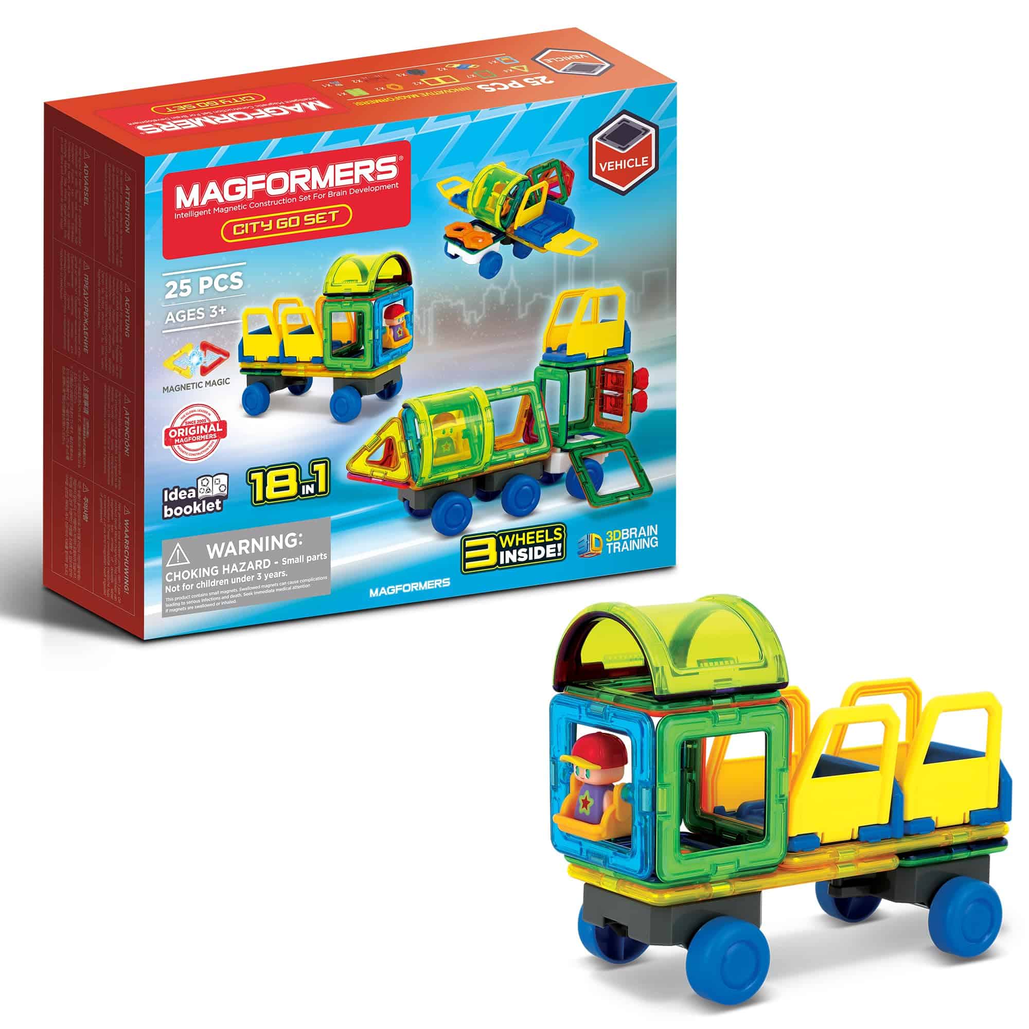 Magformers City Go 25-Piece Set | Bloques de Construcción