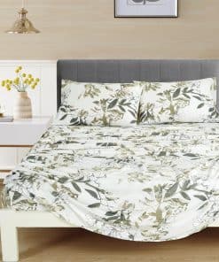 Juego de sábanas florales Chezmoi Collection Julia de 4