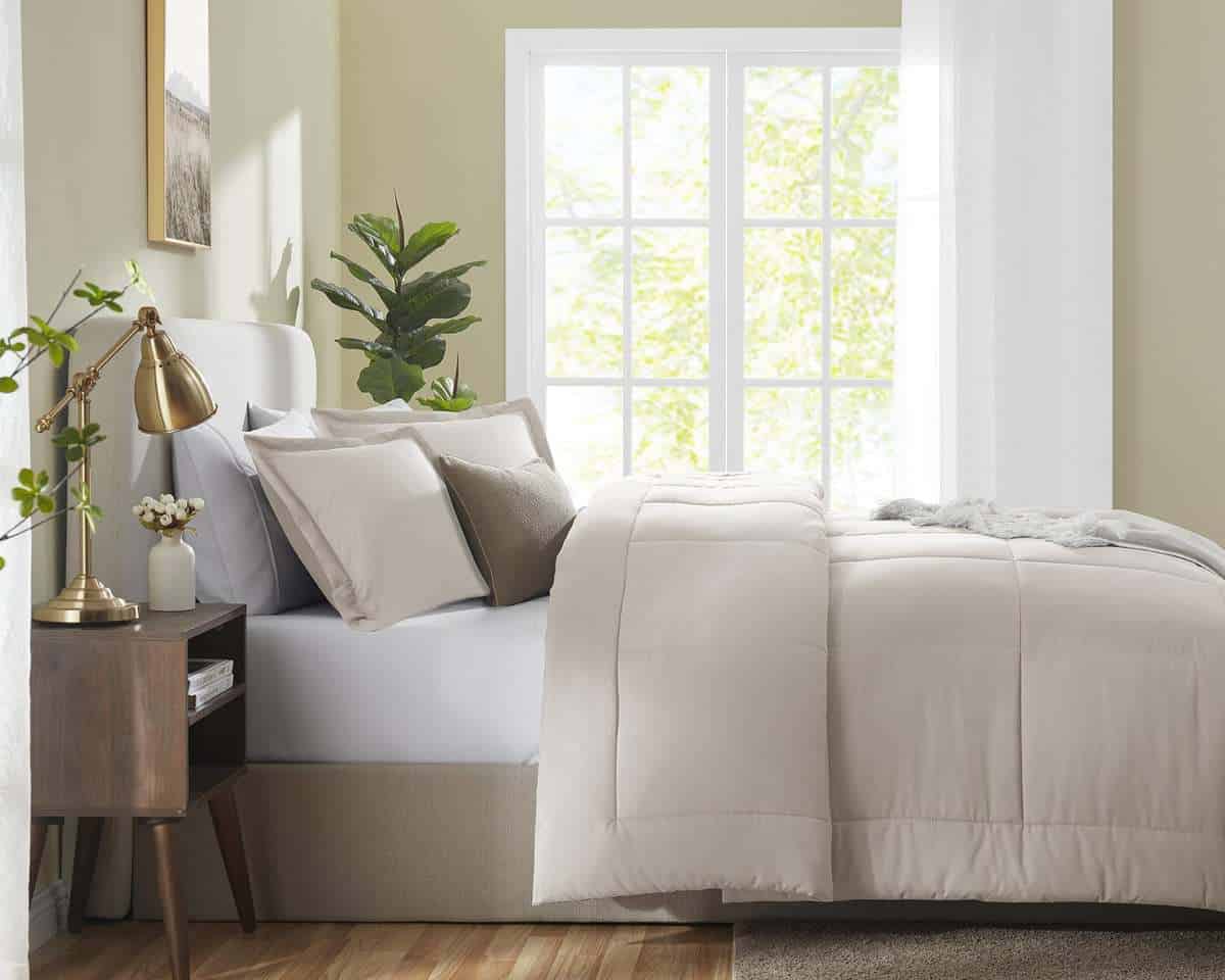 Juego de Edredón Queen Size CozyLux - Edredón Beige de - Imagen 5