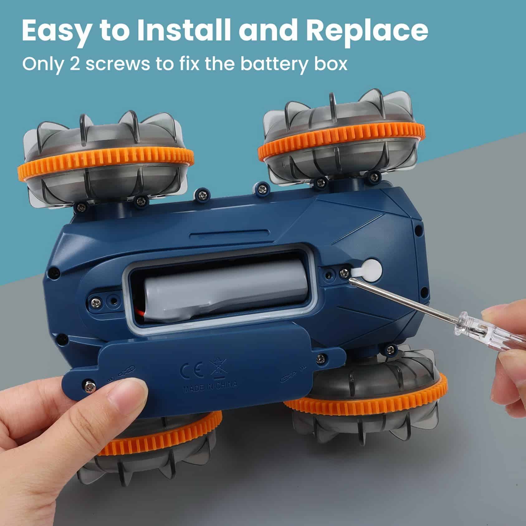 Coche anfibio de control remoto FUNiOi, juguete de coche - Imagen 9