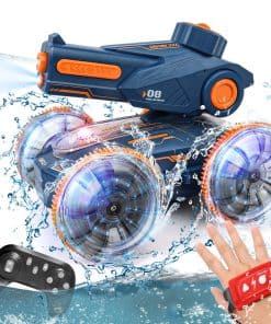 Coche anfibio de control remoto FUNiOi, juguete de coche