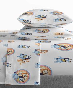 Juego de Sábanas Completo Saturday Park Bluey y Bingo