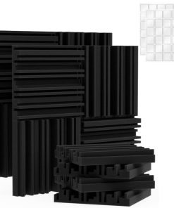 Paneles de Espuma Acústica Diseño Piramidal JXMYYXGS, 12 X