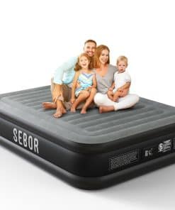 Colchón de Aire Queen de Lujo Sebor con Bomba Incorporada,