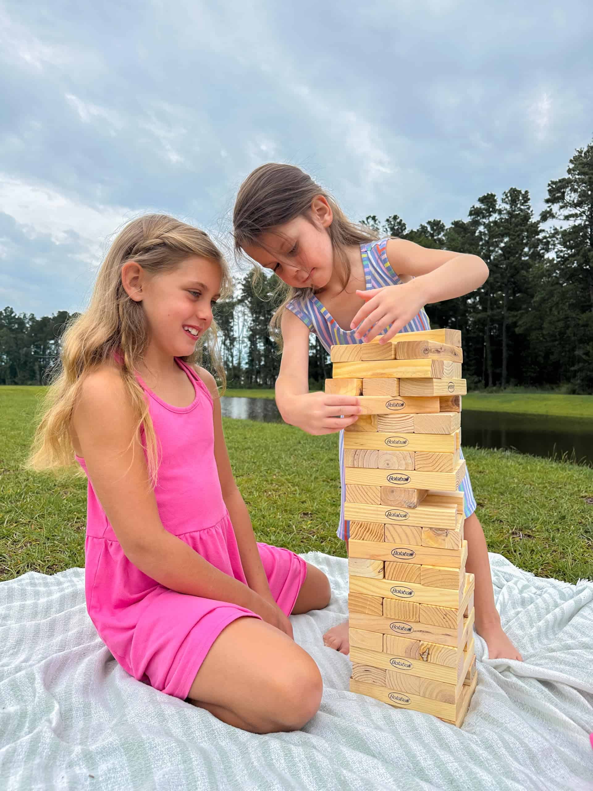 Juego de Torre de Madera Bolaball Grande, 56 Piezas, Juego - Imagen 7