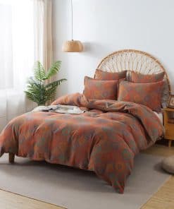 Juego de Funda Nórdica Softta Vintage con Patrón Geométrico