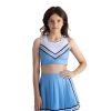 Disfraz de animadora Cosplaya para niñas y adolescentes Top