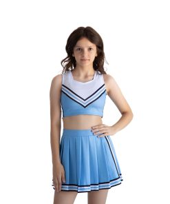Disfraz de animadora Cosplaya para niñas y adolescentes Top