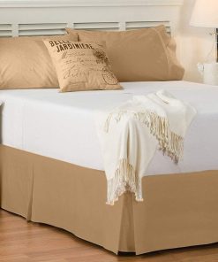 Faldón de Cama Comfort Beddings Tamaño Queen -Taupe
