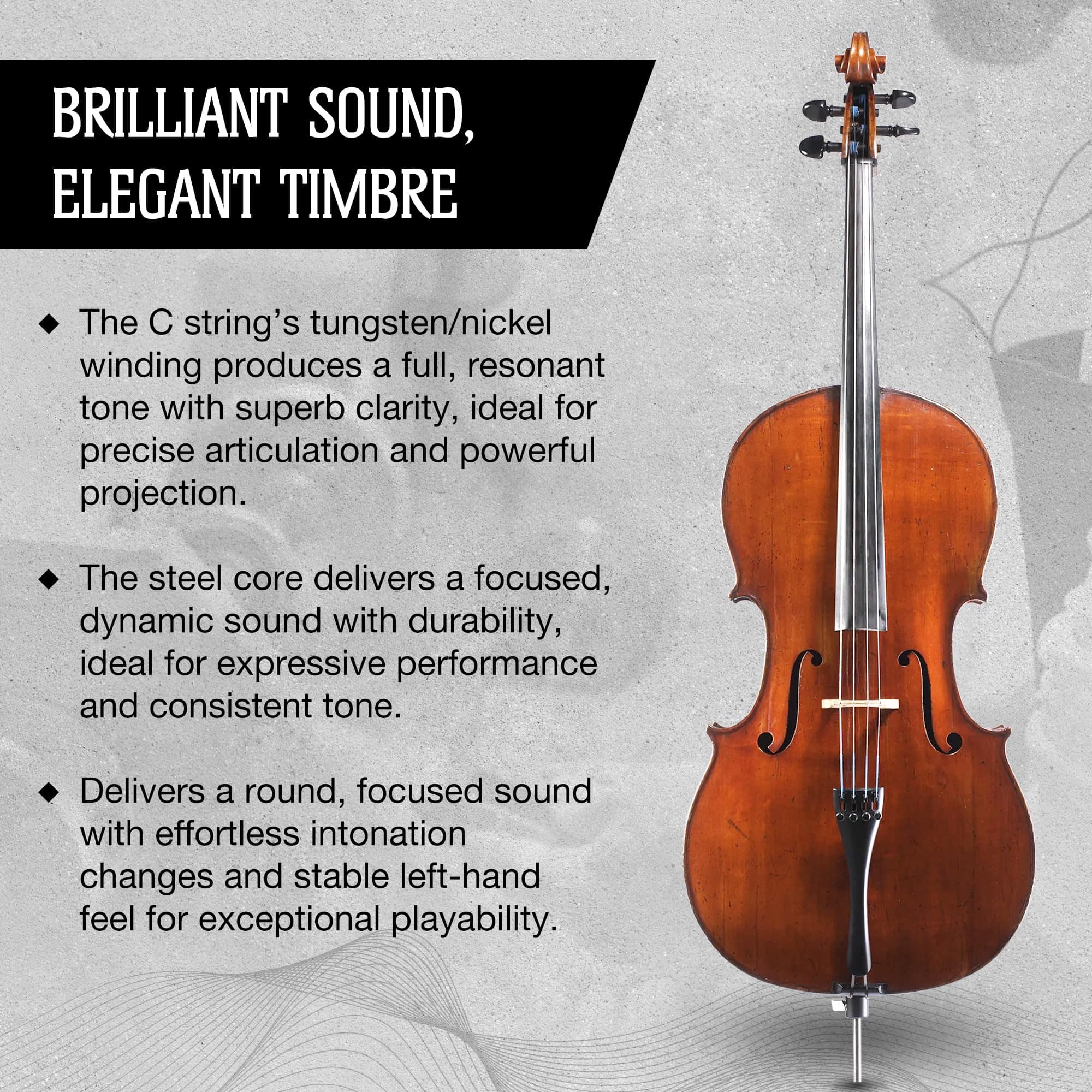 Cuerda de violonchelo Jargar Evoke C | Cuerda de - Imagen 5