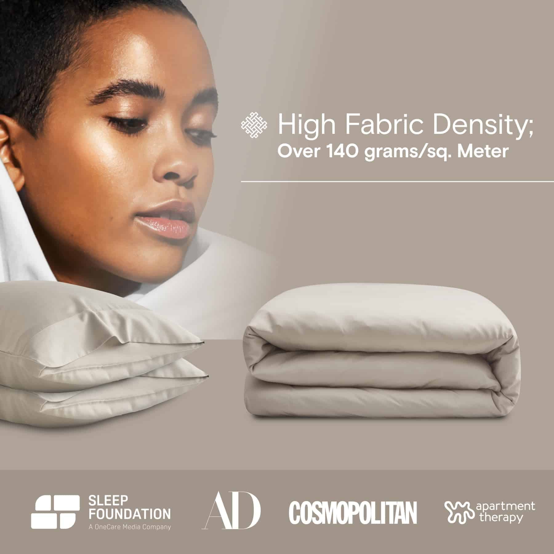 Juego de funda nórdica DOZ by SIJO, 100% -Fog - Imagen 6