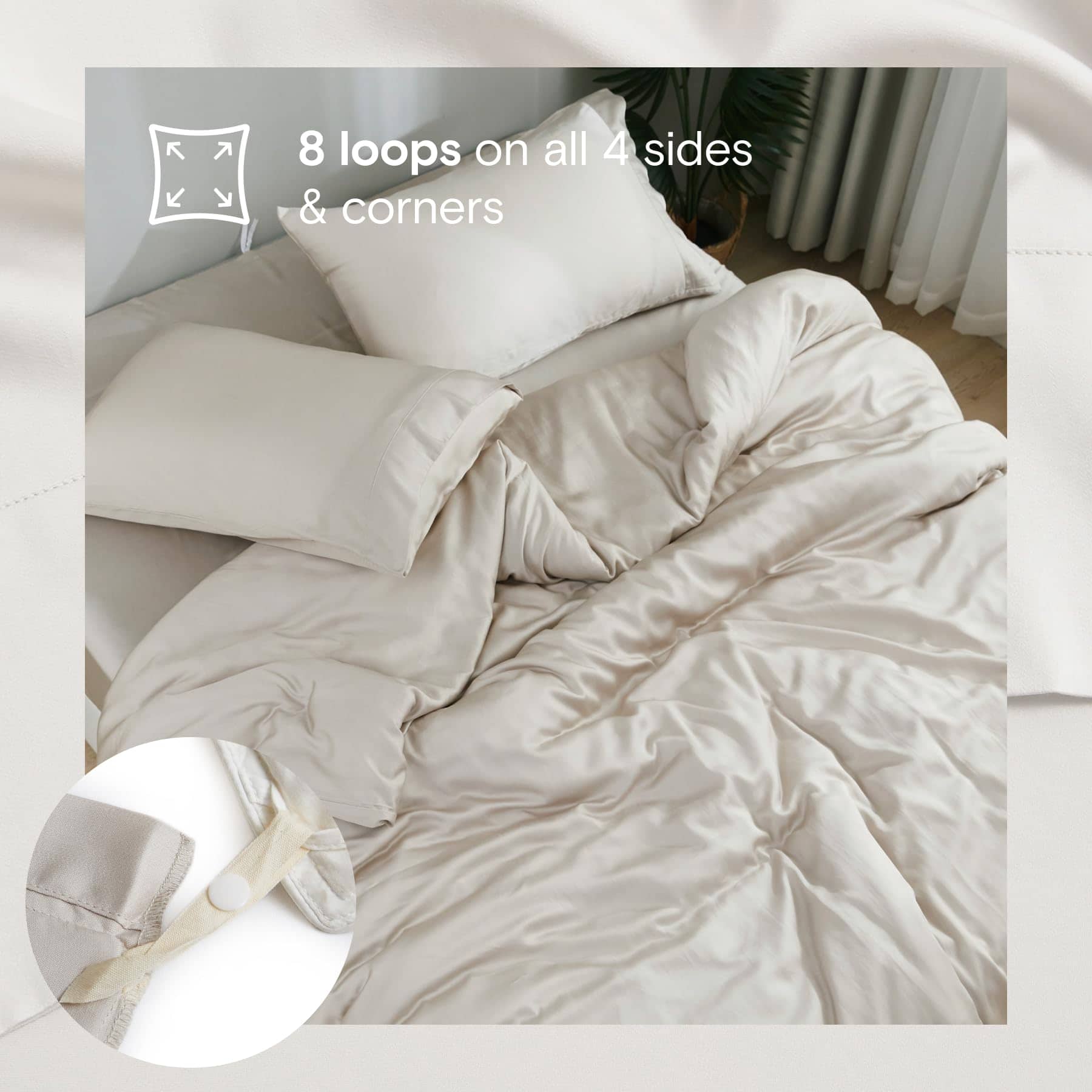 Juego de funda nórdica DOZ by SIJO, 100% -Fog - Imagen 5