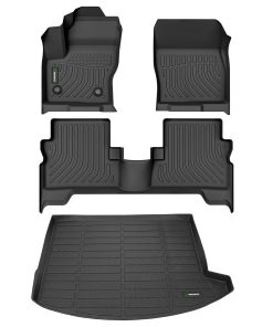 Juego de tapetes y revestimiento de carga ANBINGO para Ford