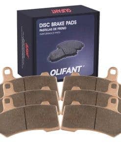 Juego de pastillas de freno delanteras y traseras para