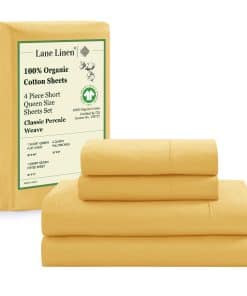 Juego de sábanas LANE LINEN RV Queen, 4 piezas 100% algodón