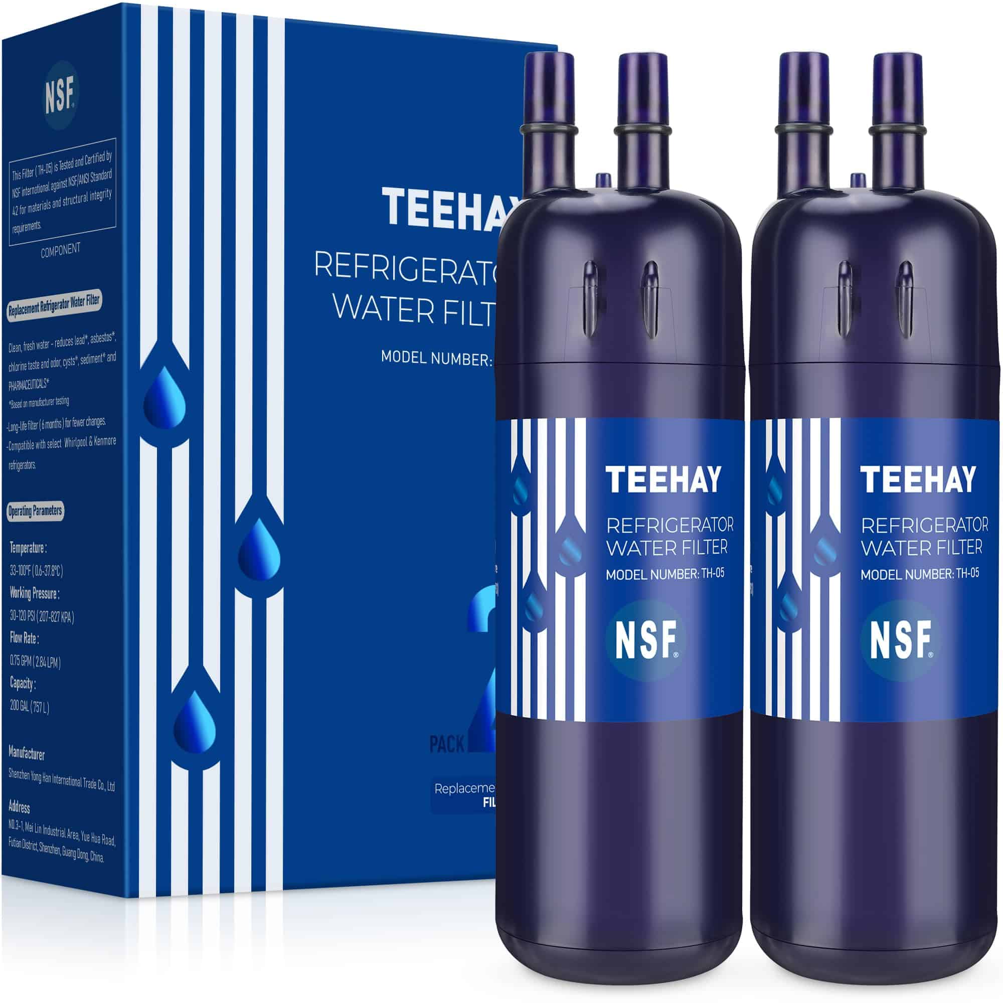 Filtro de Agua de Reemplazo TEEHAY -Púrpura
