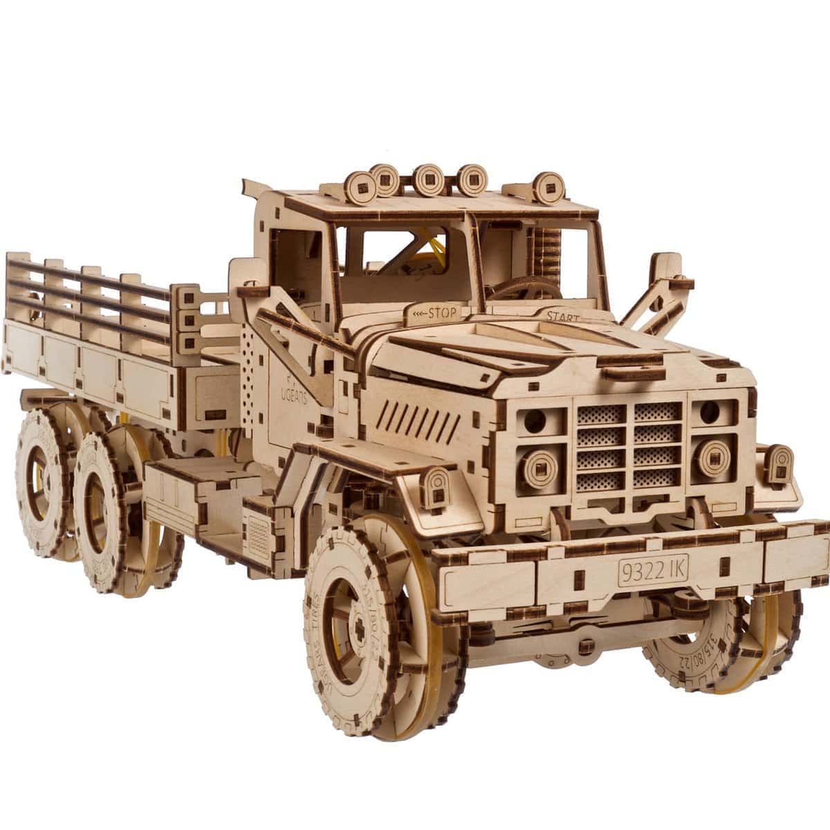 Rompecabezas de madera 3D UGEARS Cargo Truck para adultos -