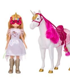 Muñeca Unicornio Lottie y Set de Vestir
