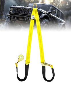 SENKEYFE Axle V-Bridle Strap, 2" x 6' Correa de Remolque en