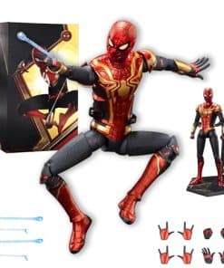 Figuras de Acción de Superhéroes Juguetes para Niños Rojo y