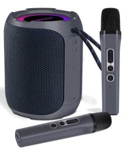 Altavoz portátil de karaoke con altavoz Bluetooth con 2