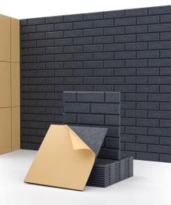 Paneles Acústicos Autoadhesivos para Absorción de Sonido 12