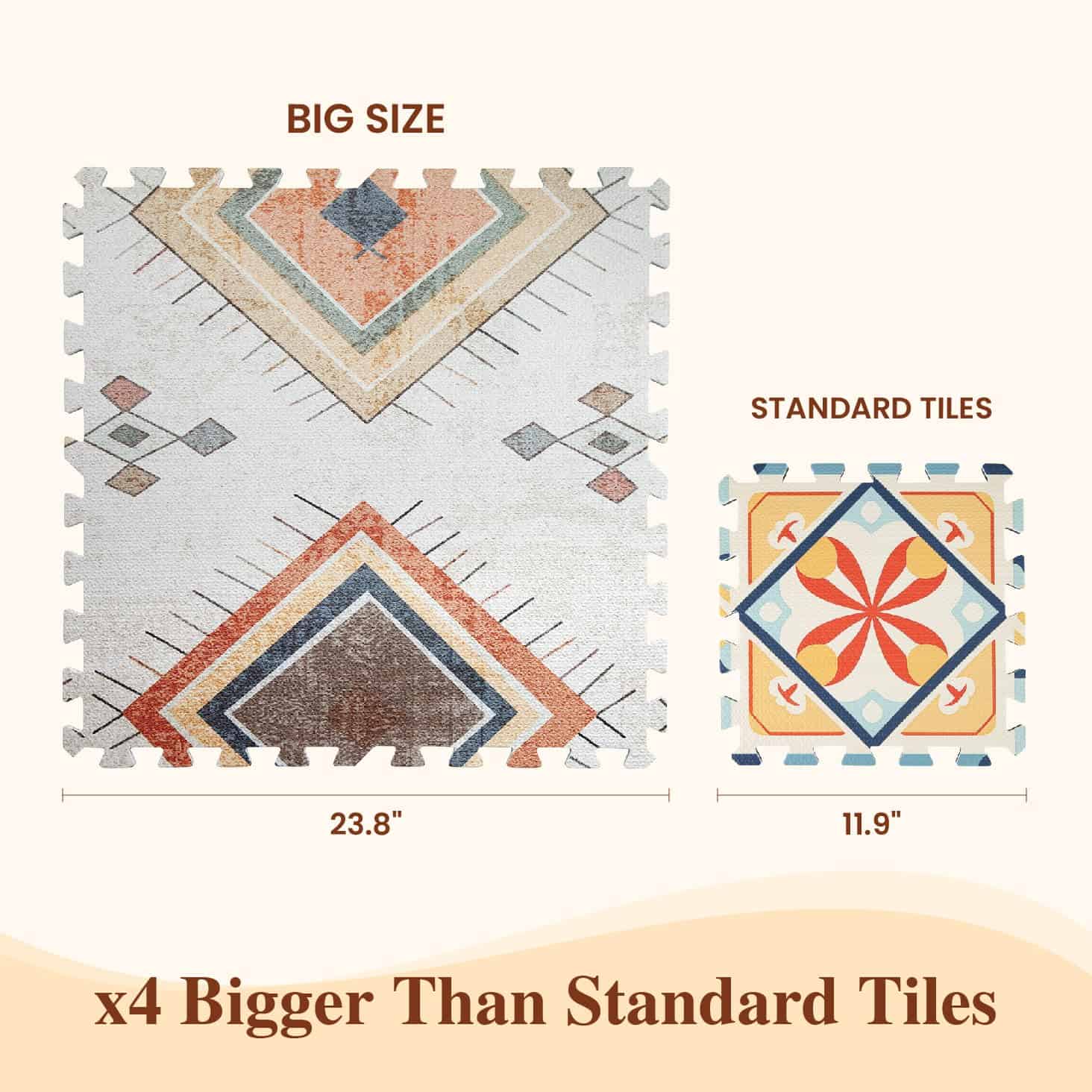 Tapete de rompecabezas elegante 70.9x70.9 pulgadas - 9 - Imagen 6